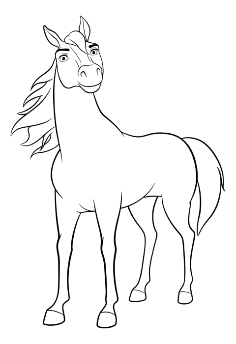Разукрашки для всех взрослых лошадей
