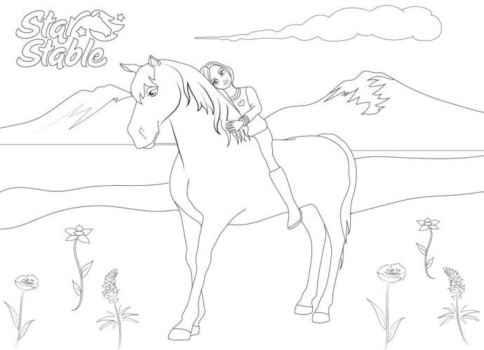 Раскраска спирит душа прерий