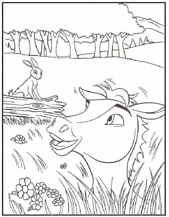 Раскраски вечеринки лошади