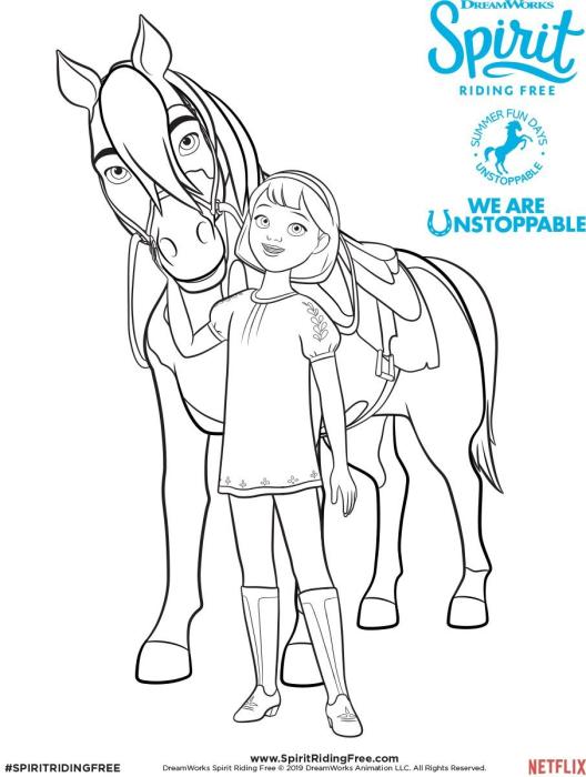 Раскраска спирит дух свободы