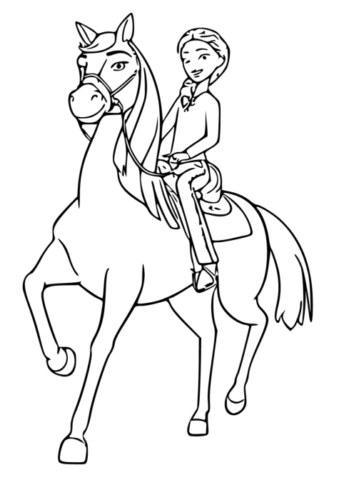 Феникс раскраски-невидимки. В гостях у лошадки