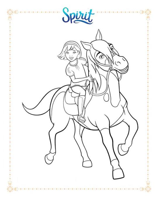 Раскраска спирит 2
