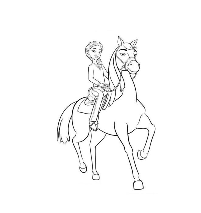 Референс лошади спирит