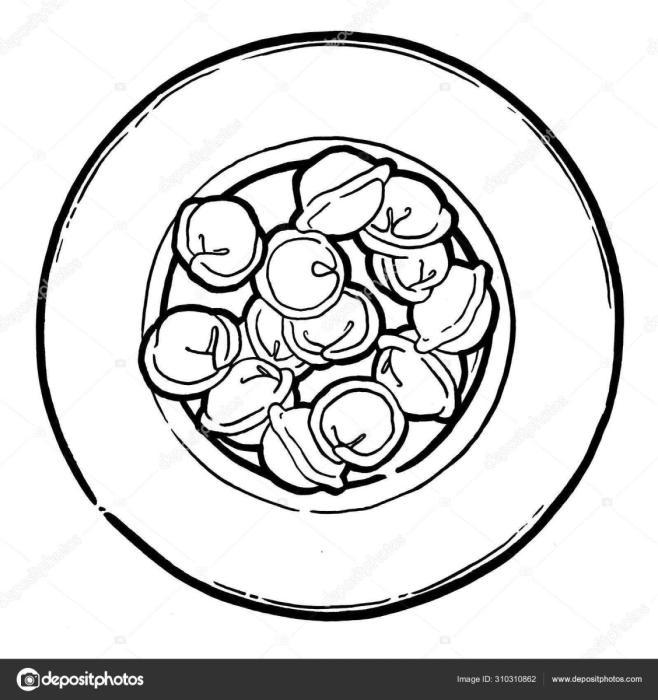 Пельмени вектор