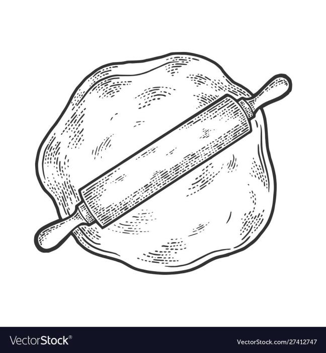 Скалка для раскатки теста