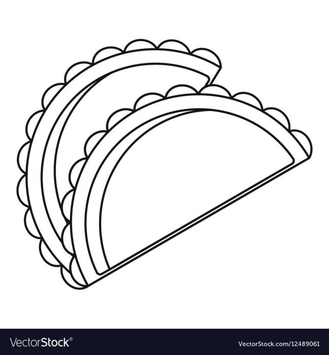 Чебурек контур