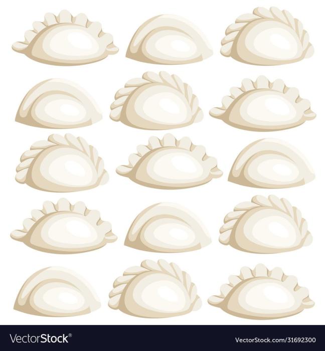 Нарисованный вареник