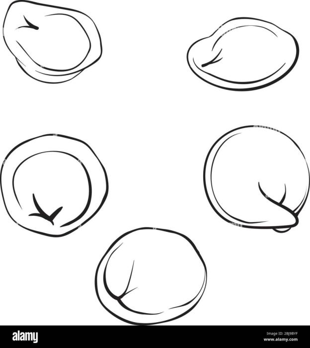 Пельмени нарисованные