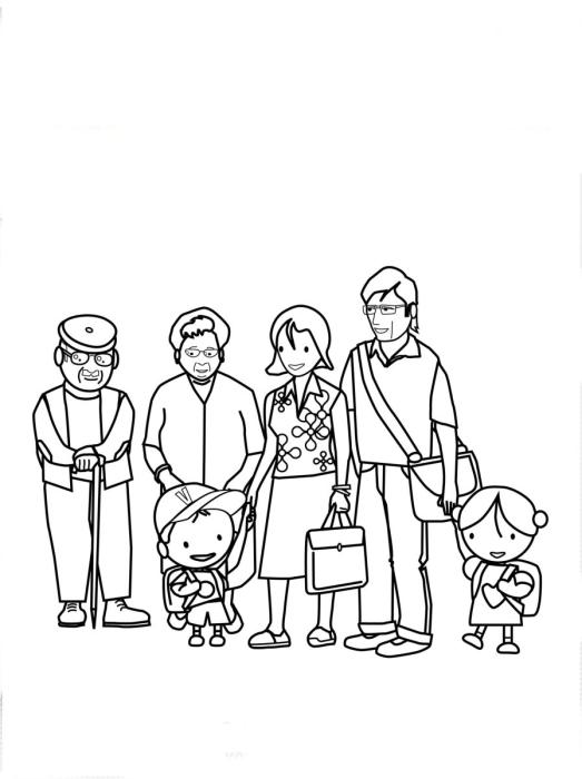 Раскраски ко дню семьи74