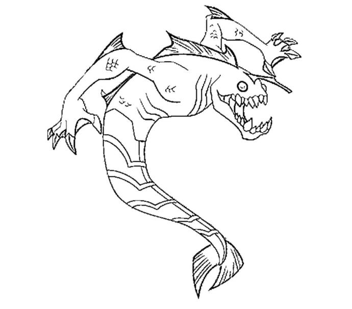 Бен Тен Омниверс раскраски