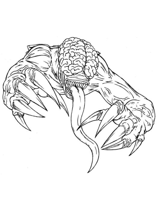 Раскраска Бен 10 Гумангозавр