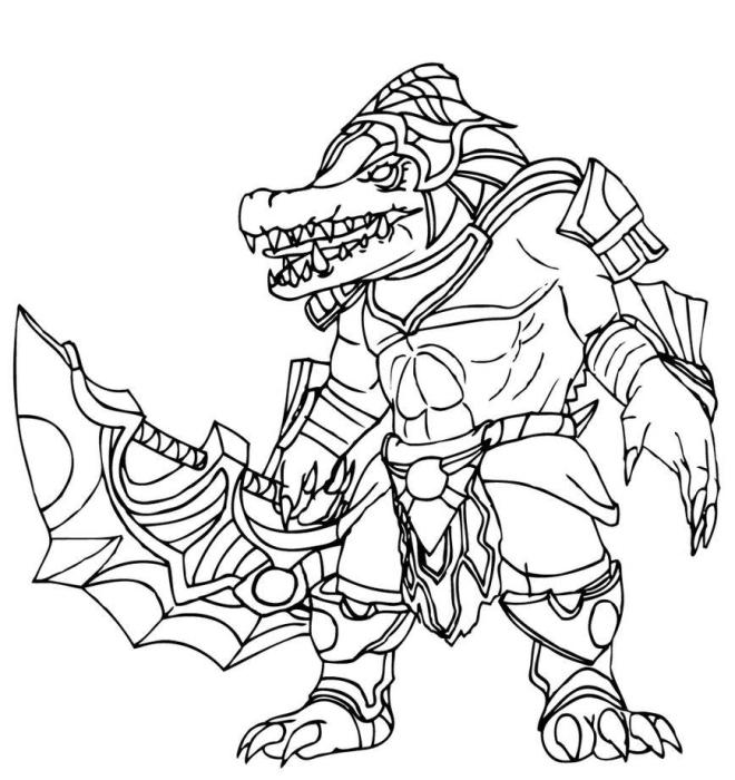 League of Legends раскраска