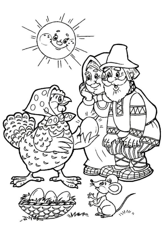 Маша из сказки Маша и медведь раскраска