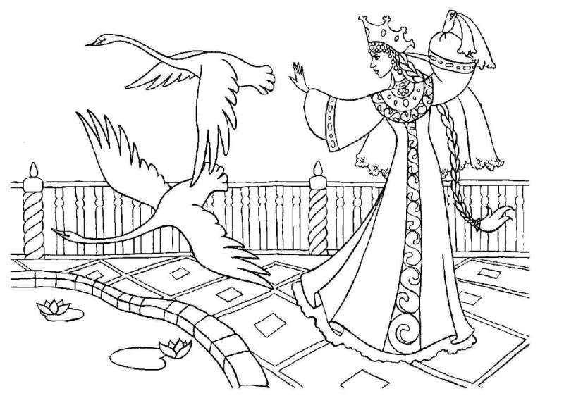 Раскраска герои сказок