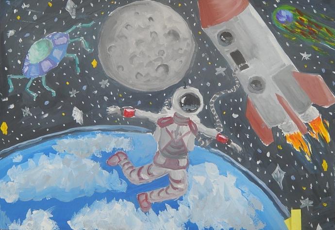 Рисунок на тему космос