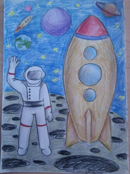 Рисунок на тему космос
