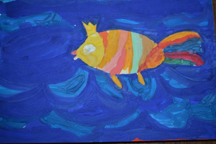 Теплые цвета изо