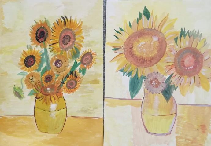 Ван Гог (Подсолнухи)