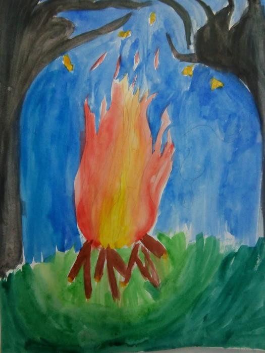 Холодные цвета в изо