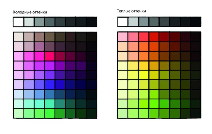 Теплые цвета