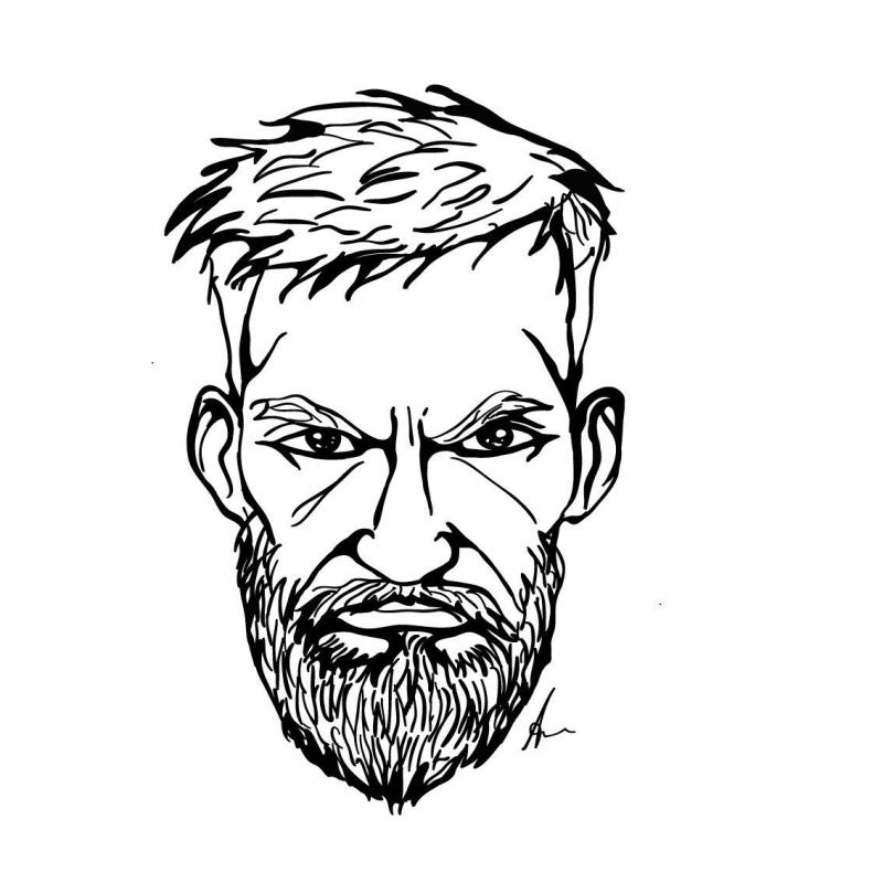 Конор МАКГРЕГОР для срисовки