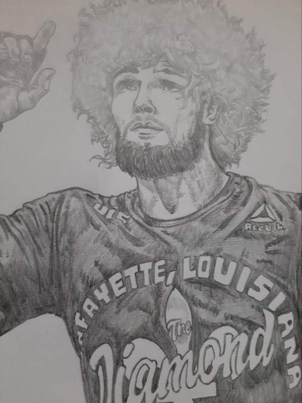 Рисунок Хабиба Нурмагомедова