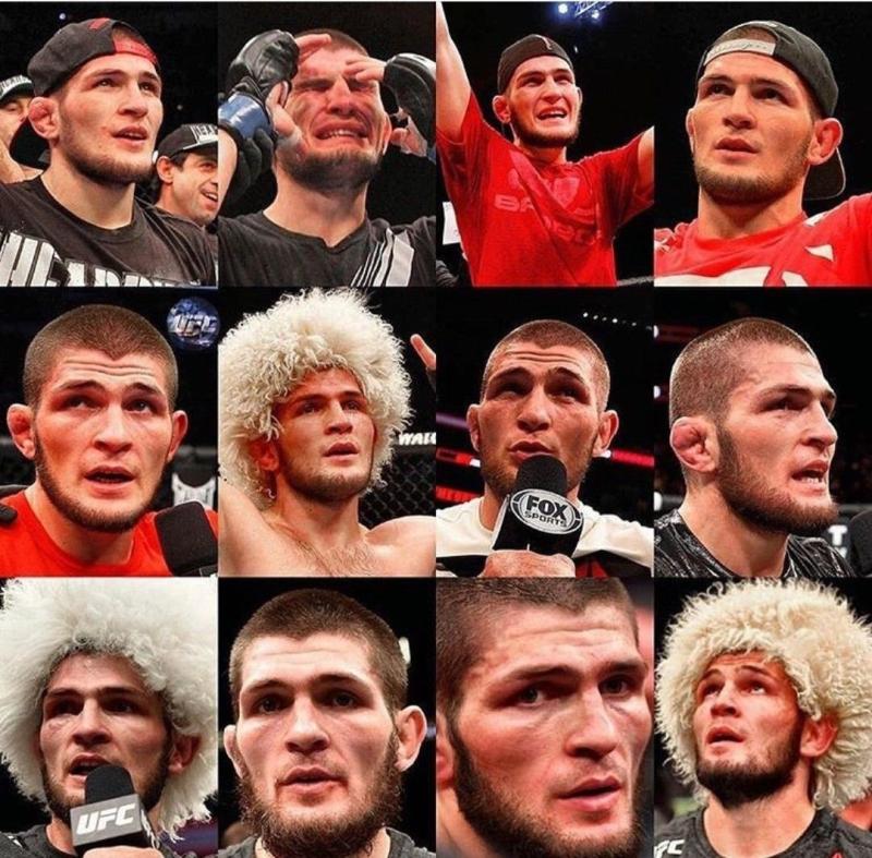 Лицо Хабиба Нурмагомедова