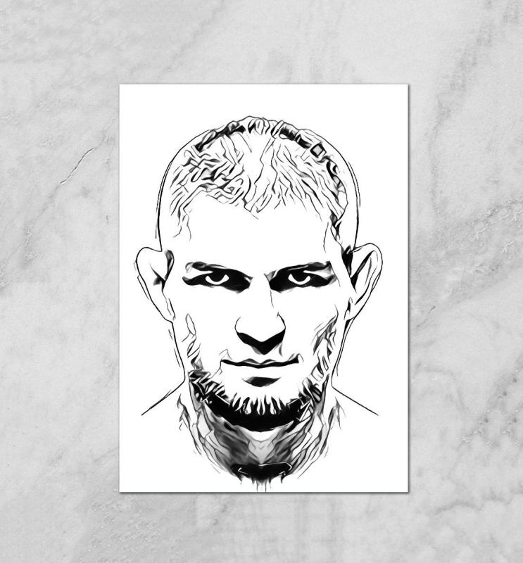 Рисунок Хабиба Нурмагомедова