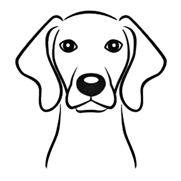 Мордочки собачек для срисовки