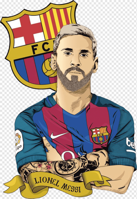 Футболист Месси портрет