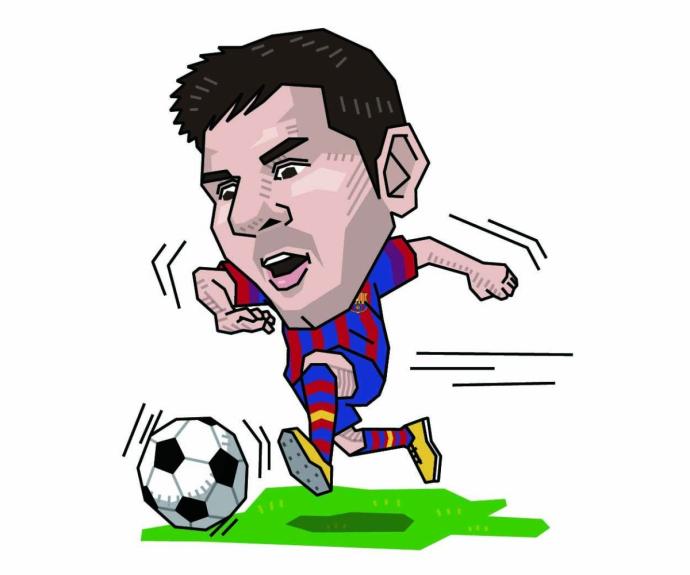 Раскраска Роналдо и Месси