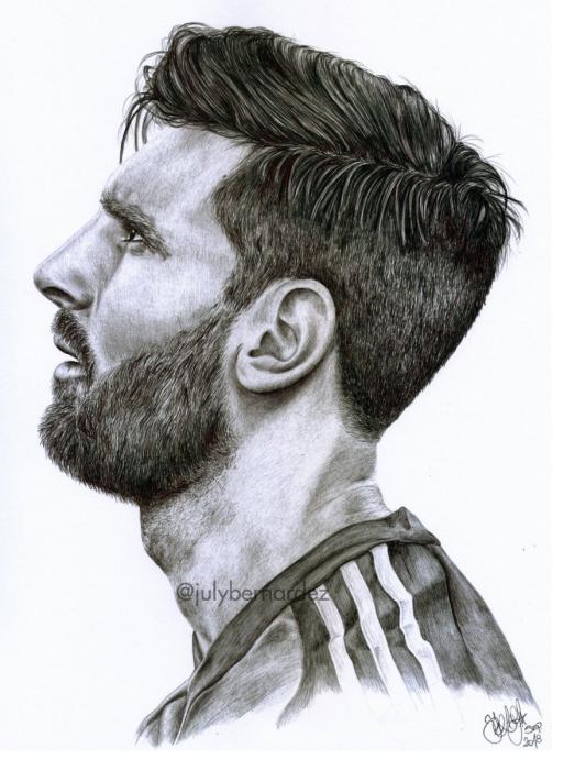 Трафарет Месси