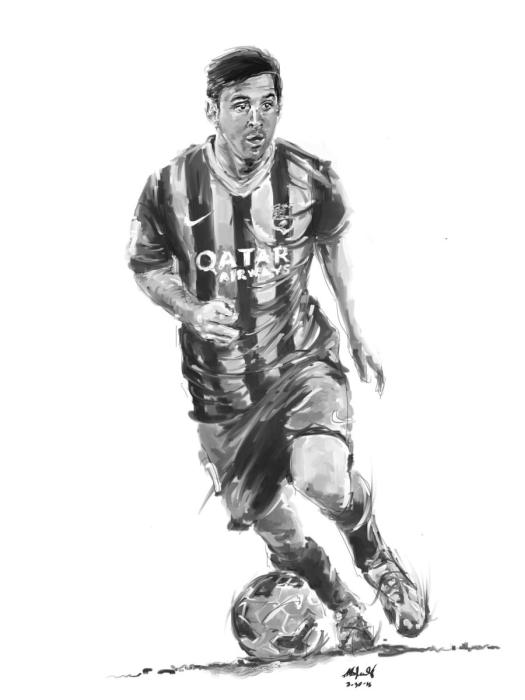Мультяшный Лео Месси