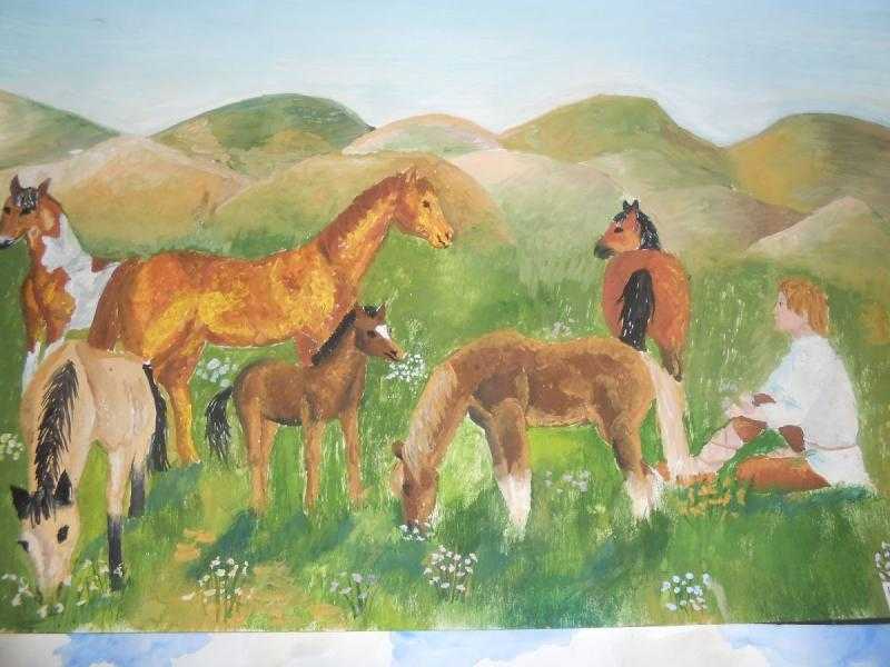 Рисунок на башкирскую тему