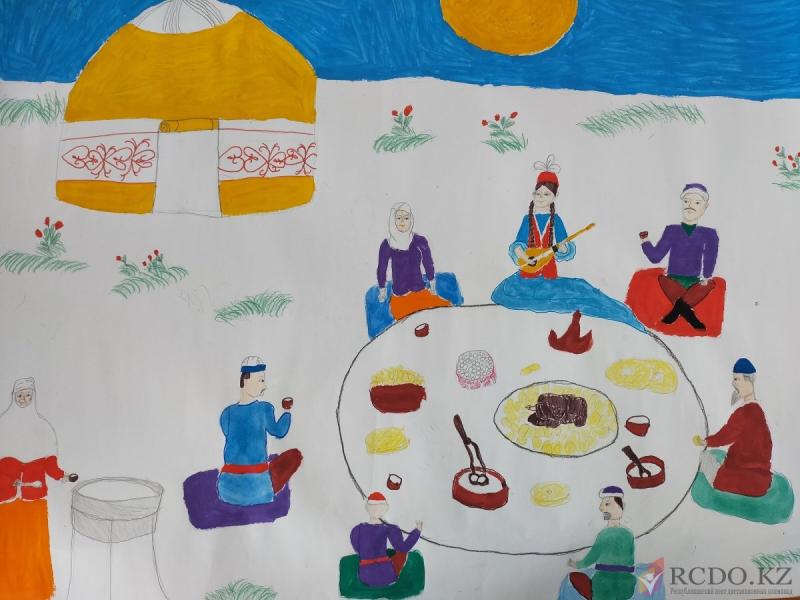 Рисунок наурыз для детей71