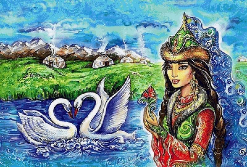 Казахская юрта Наурыз