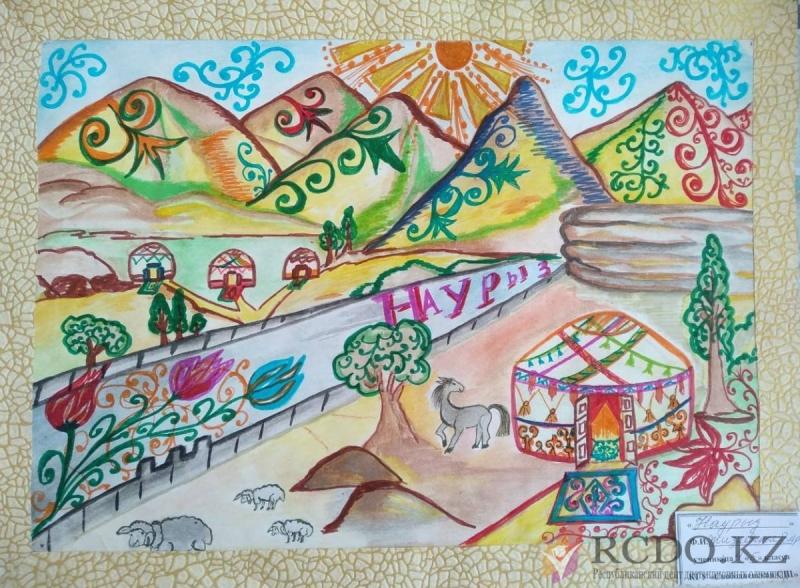 Свадебные иллюстрации казахские