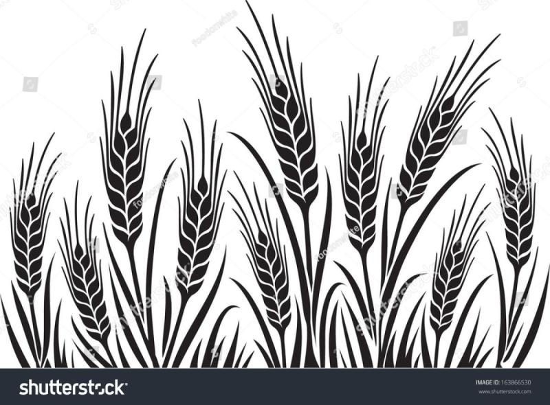 Колосок для вырезания