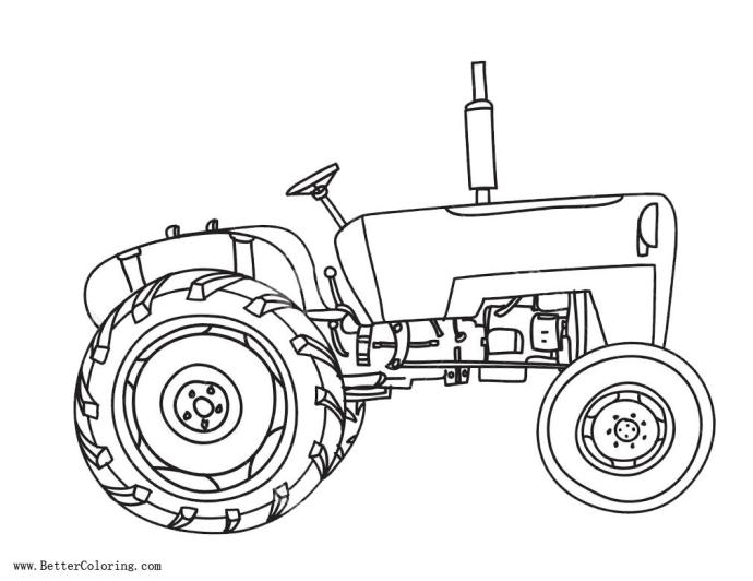 Раскраска трактор Беларус МТЗ-82