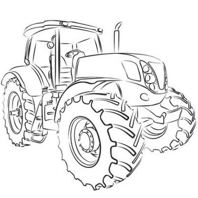 Трактор внутри иллюстрация