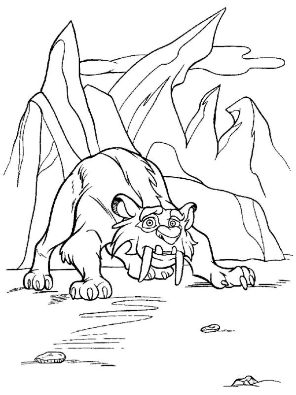 Контур Саблезубого тигра