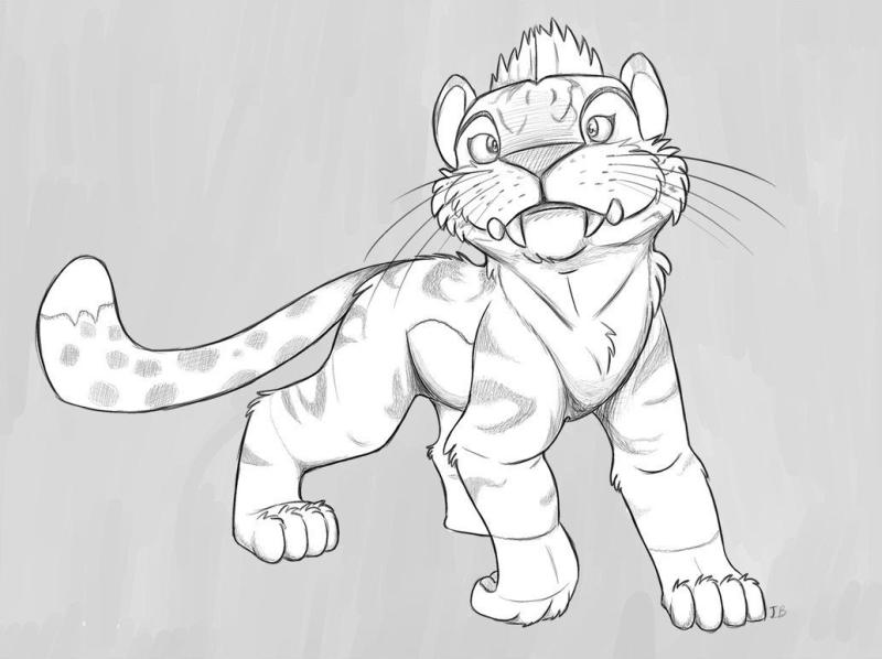 Тигр вектор