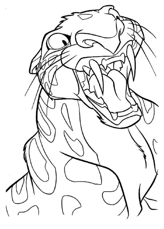 Семейка Крудс Саблезубый тигр