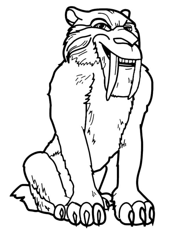 Ледниковый период 4 раскраска