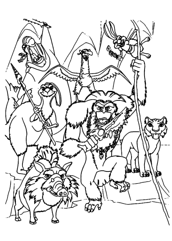 Саблезубый тигр раскраска68