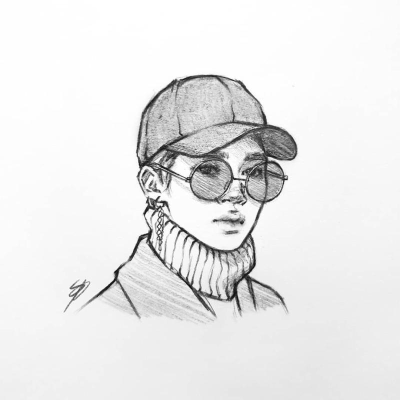 Пак Чимин скетч