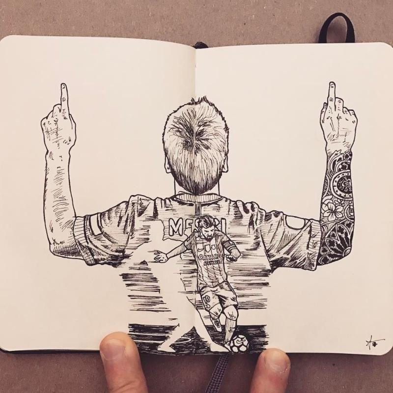 Классные зарисовки для скетчбука