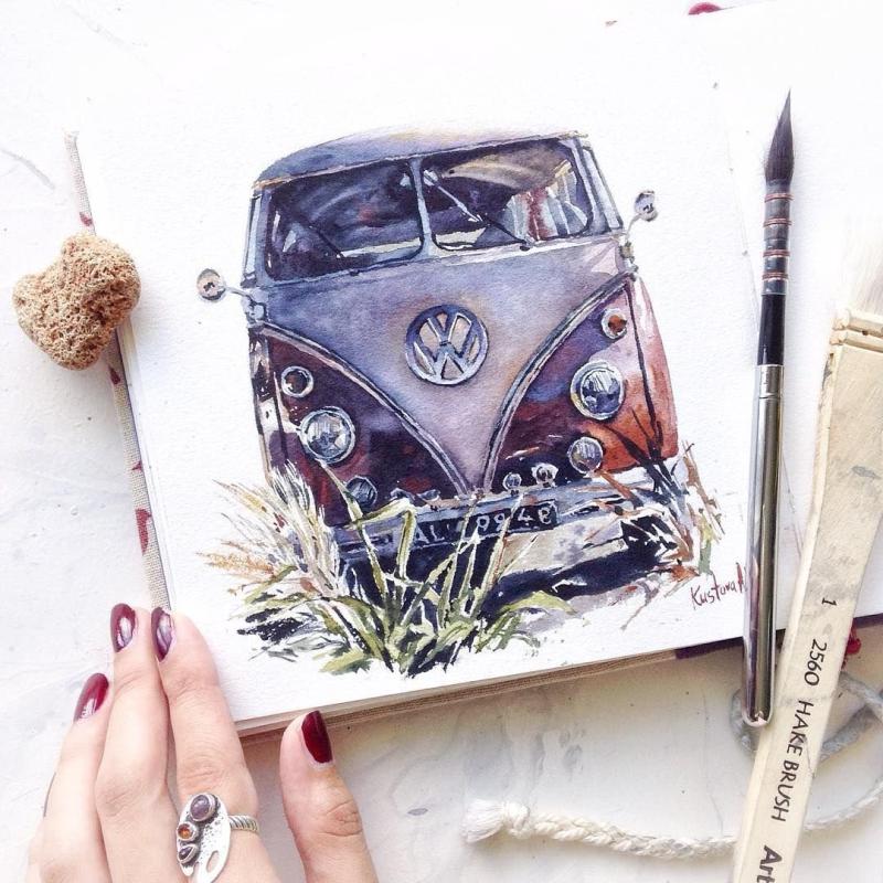 Никки скетч БТС