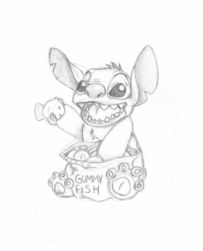 Стич тату эскиз