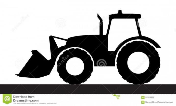 Трактор для вырезания